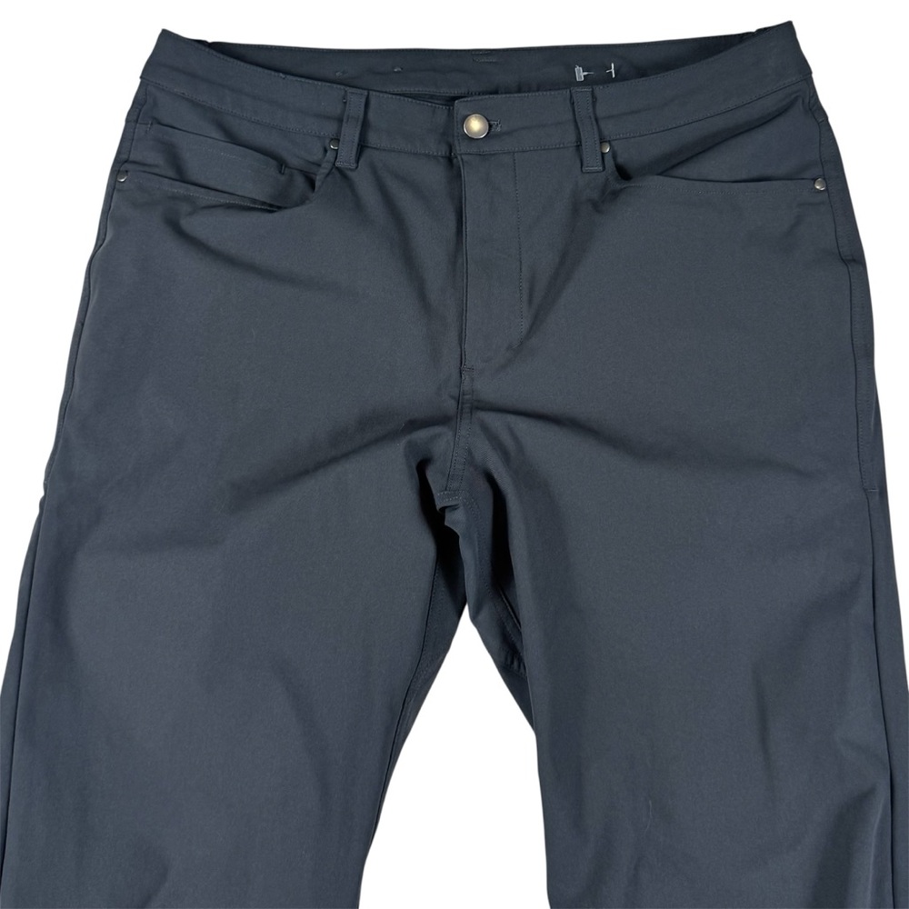 SOLD***Lululemon ABC Chino Stretch Slim Fit Comfort Pants Charcoal Mens